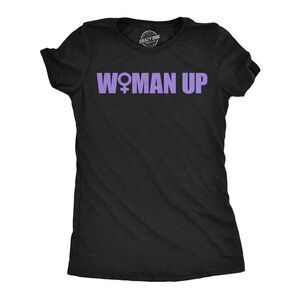 Womens Funny T Shirts Woman Up Awesome Girl Power Tee For Ladies